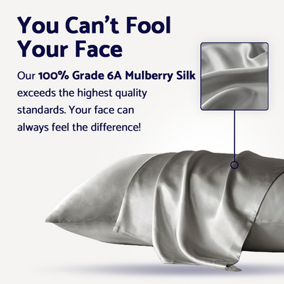 100% Mulberry Silk Pillowcase