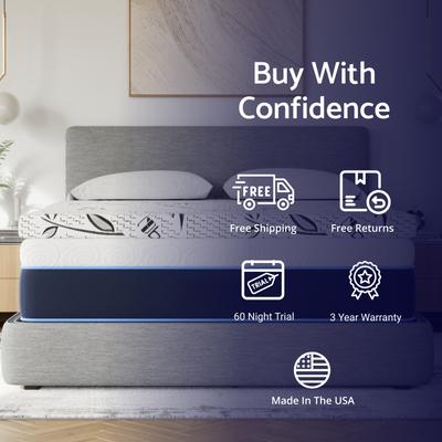 DreamAlign Back Relief Mattress Topper White