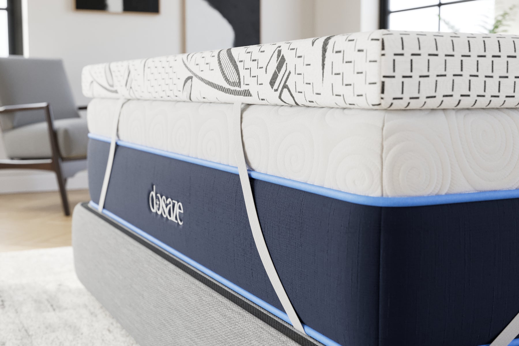 DreamAlign Comfort Pro Mattress Topper Dosaze