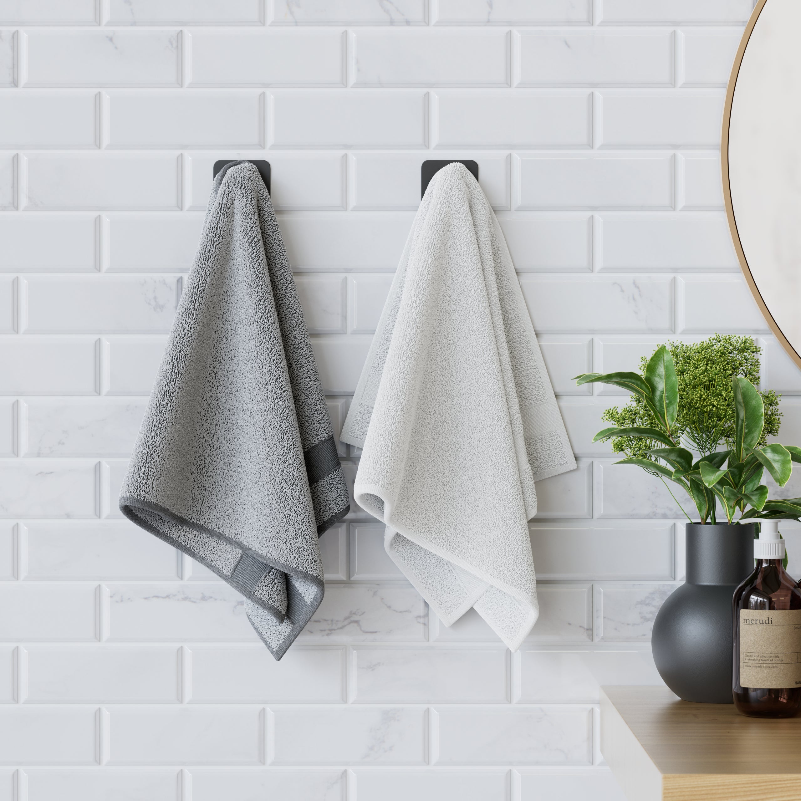 Cloudsoft Towels (White, Set of 12)